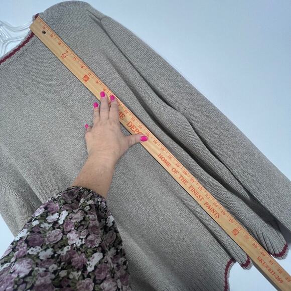 Eddie Bauer Grampa Sweater Men XLarge Beige Tan Oatmeal Crew Neck Classic Knit - Picture 8 of 13